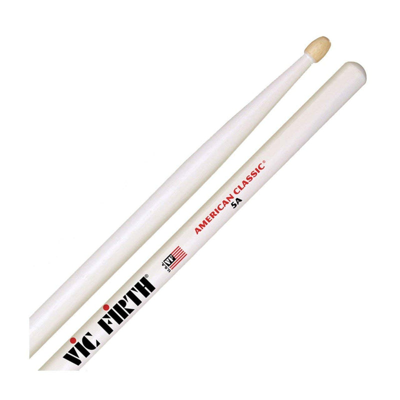 Vic Firth American Classic 5A w/ WHITE FINISH