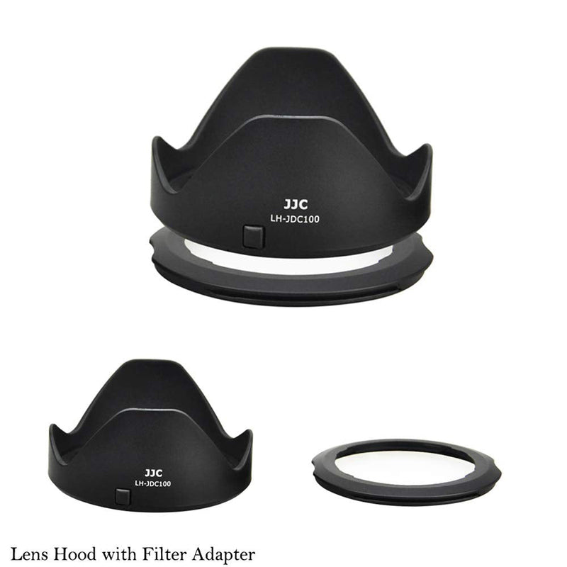 [AUSTRALIA] - 67mm Lens Hood Shade & Filter Adapter for Canon PowerShot SX70 HS SX540 HS SX530 HS SX520 HS G3 X SX60 HS SX50 HS SX40 HS SX30 is SX20 is Replaces Canon LH-DC100 & FA-DC67B 