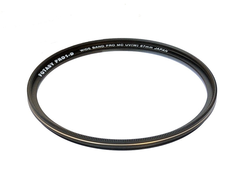 Fotasy 67mm Ultra Slim UV Protection Lens Filter, Nano Coatings MRC Multi Resistant Coating Oil Water Scratch, 16 Layers Multicoated 67mm UV Filter Black