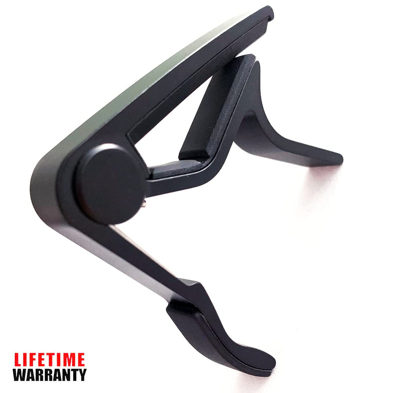 [AUSTRALIA] - WINGO Pro Ukulele Capo for Soprano Contert Baritone, Black. Ukulele Capo Black 