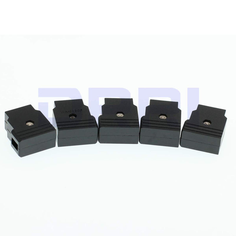 DRRI 5Pcs/Lot Female D-tap/P-tap Connector for Camcorder Rig Power Cable V-Mount DSLR Anton Camera Battery 5pcs female Dtap