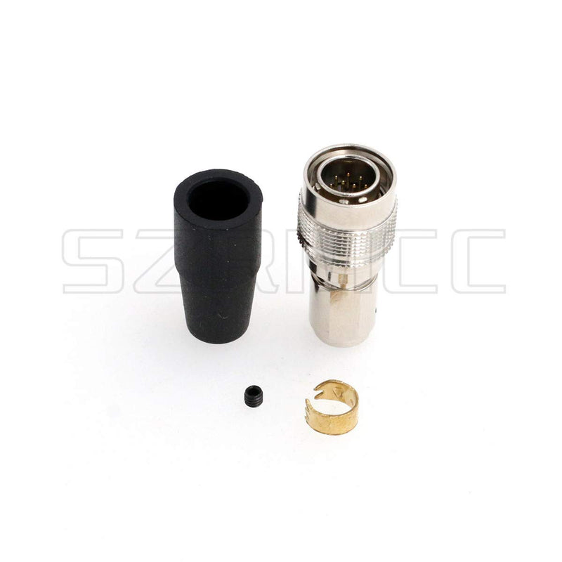 SZRMCC HR10A-10P-10P 10 Pin Male Push-Pull Self-Locking Connector Plug for Industrial Camera