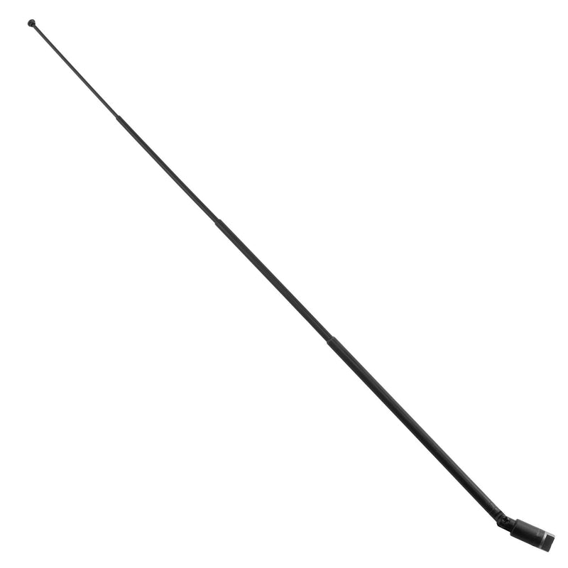Partstock 1-Pack 4 Section AM FM Radio Antenna Telescopic Replacement Aerial Antenna for Radio TV Black