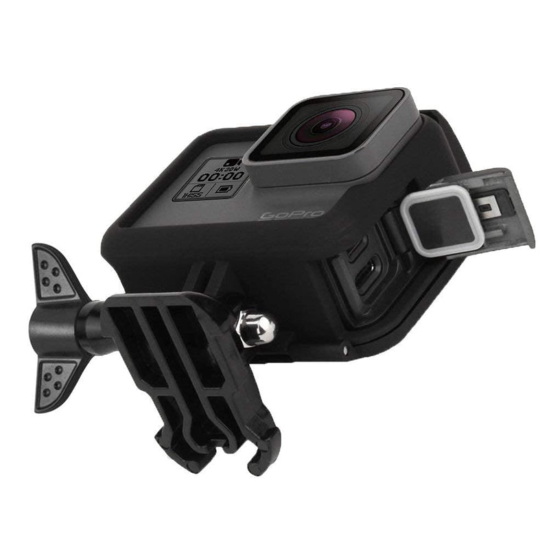 [AUSTRALIA] - Kourpar Protective Housing Case Compatible with GoPro Hero7 Black Camera Frame Protector for Hero 7 Silver Holder Mounts for Hero7 White Border for Go pro Hero 6 Black Shell Fit go-pro Hero 5 