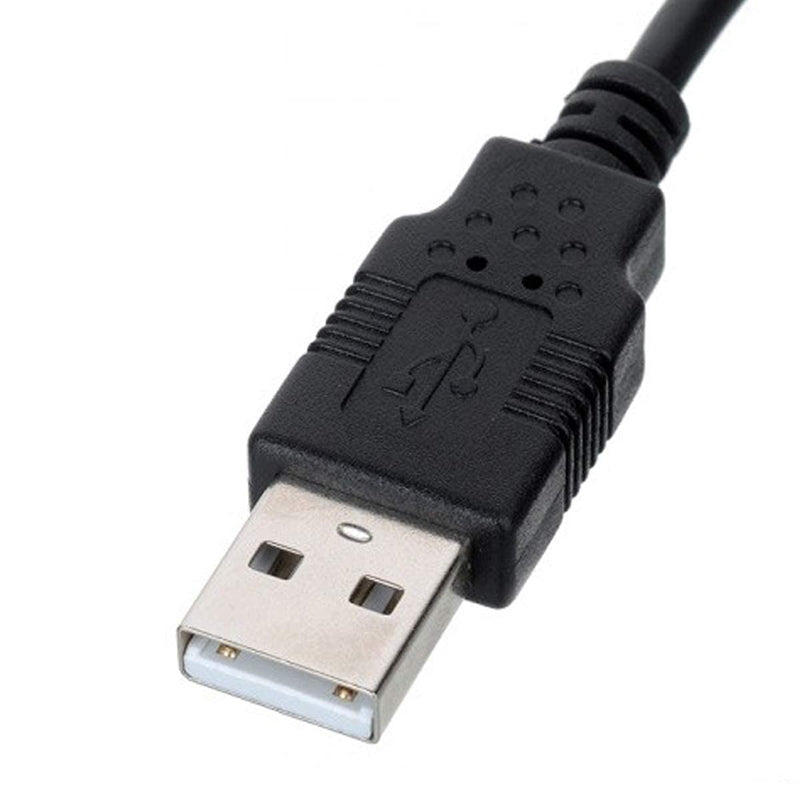 CY Down Angled 90 Degree Mini USB 2.0 B Type 5Pin Male to USB Male Data Cable 0.5m Black Down 0.5m