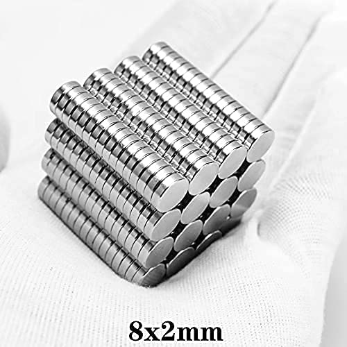 100PCS 8x2mm Neodymium Magnet 8mmx2mm Permanent Round Magnet Strong 8x2mm Super Powerful Magnetic Disc Magnet Sheet 8*2 mm