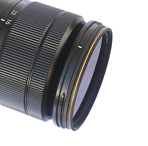 Fotasy 58mm Ultra Slim Circular PL Lens Filter, Nano Coatings MRC Multi Resistant Coating Oil Water Scratch, 16 Layers Multi-Coated 58mm CPL Filter