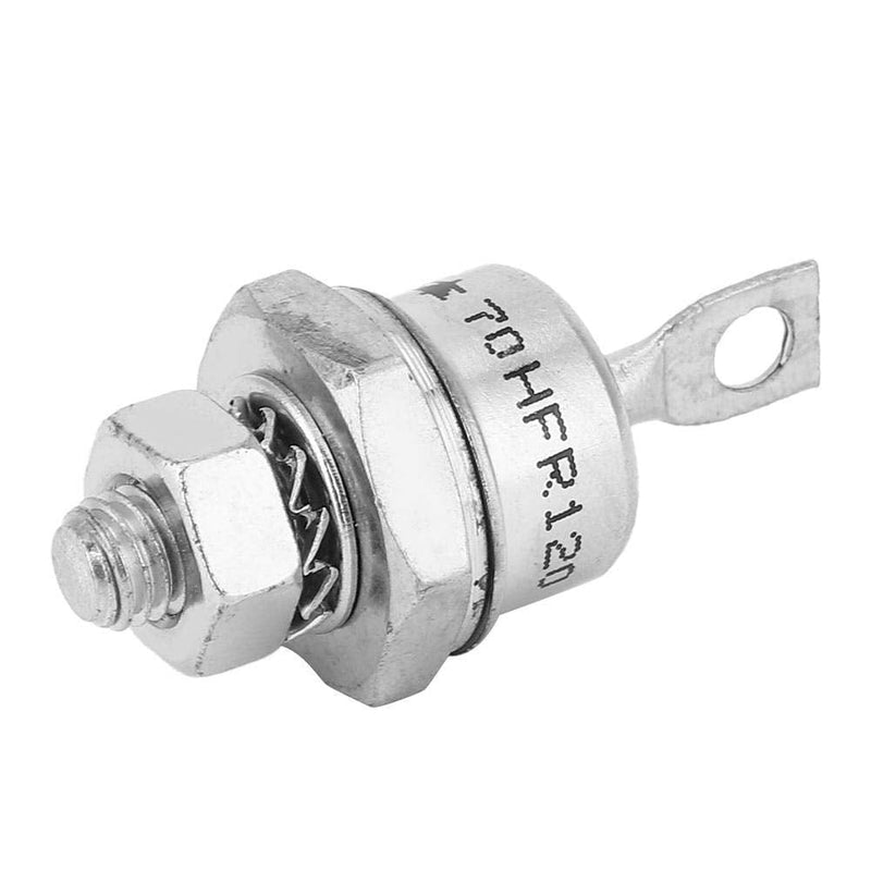 Rectifier Diode 5Pcs 70HFR120 5Pcs 70HF120 Spiral Rectifier Module Forward/Reverse Polarity Rectifier for Charging Batteries and Converter