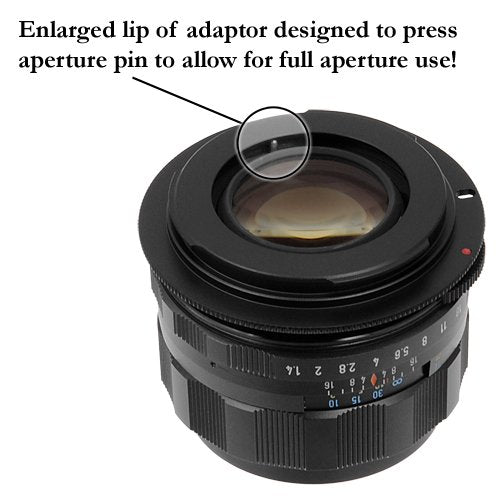 Fotodiox Lens Mount Adapter, Black M42 (42mm x1 thread Mount) Lens to Canon EOS DSLR Adapter, fits Canon EOS 1D, 1DS, Mark II, III, IV, 1DC, 1DX, D30, D60, 10D, 20D, 20DA, 30D, 40D, 50D, 60D, 60DA, 5D, Mark II, Mark III, 7D, Rebel XT, XTi, XSi, T1, T1i...