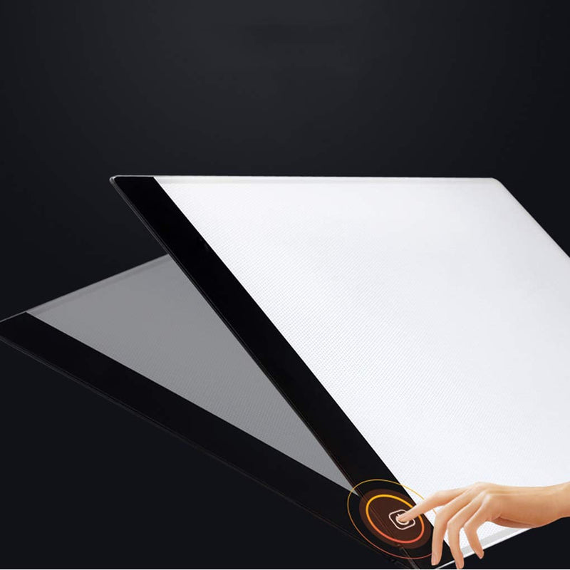 A4 LED Light Box Tracer Art Tracing Light Board Ultra-Thin USB Power LED Craft Tracing Light Pad DIY Acrylic Surface Tablet Board Tracker for Artists Drawing Sketching Painting STYLE 1