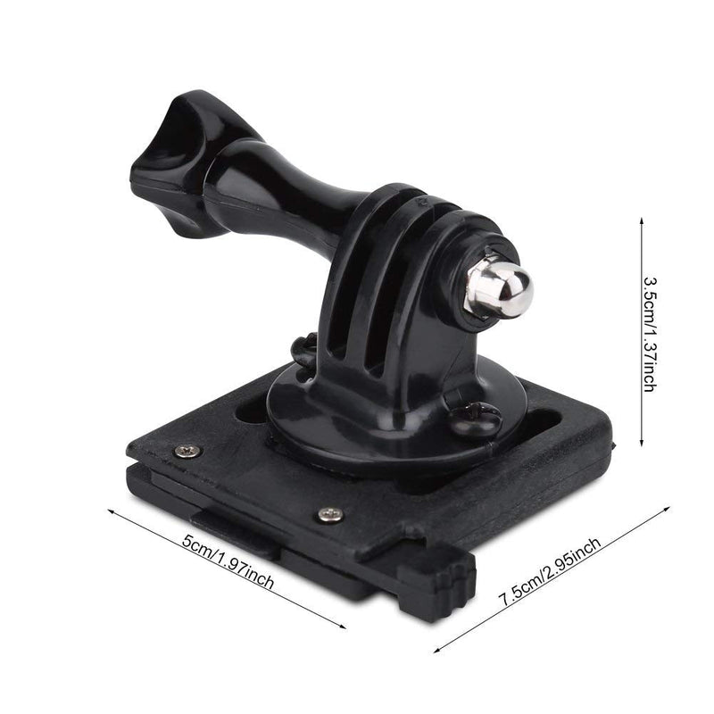90 Degree Rotation Military Helmet Fixed Mount Base Adapter Bracket for Camera Camcorder
