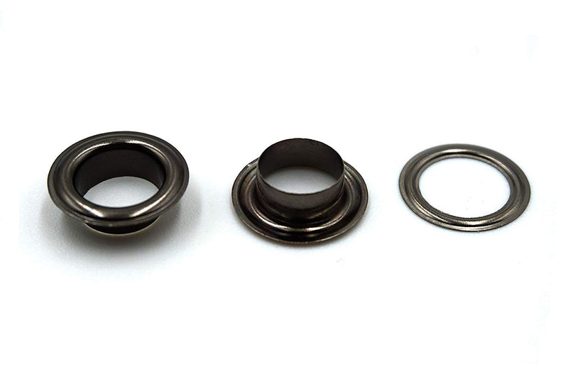INNETOC 120 Sets - Brass Grommet Eyelets 10mm 3/8" Inside Diameter 800# with Setting Tool for Canvas Curtain Leather DIY Projects (3/8", Mixed) Mix 3/8''