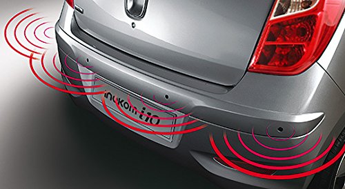 4 Parking Car Parking Sensor Kit LED Display View Reverse Backup Radar System Backup Sensor Reversing Sensors Universal Auto Radar Detector Sensors Radar Buzzer Beep-Beep Alarm Indicator Red