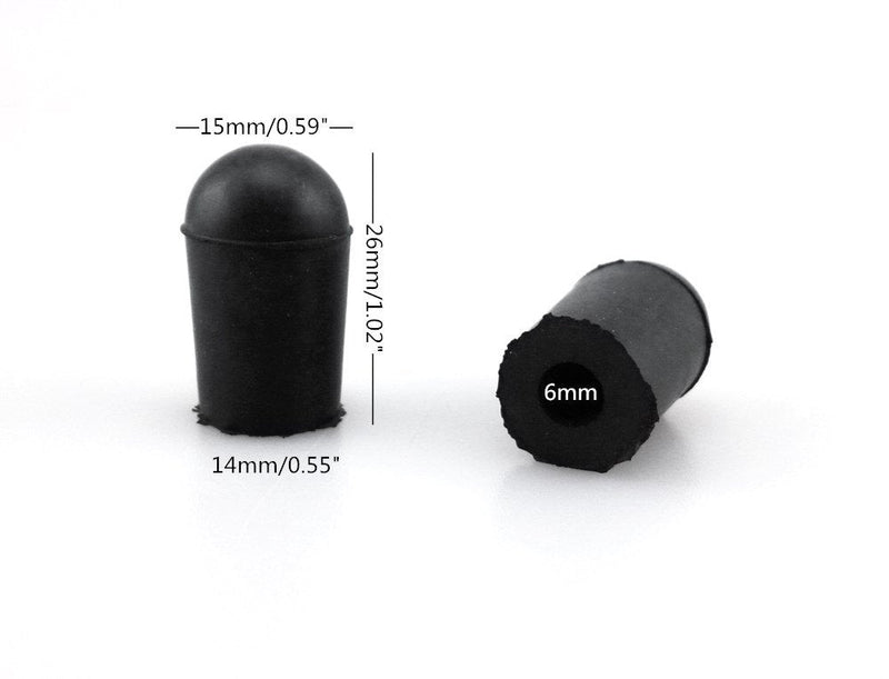 Honbay 5pcs Rubber Tip for Cello Endpin