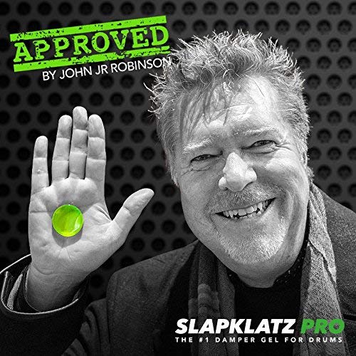 SlapKlatz - Drum Damper Gel Pads, Clear - 2 sizes - FREE case