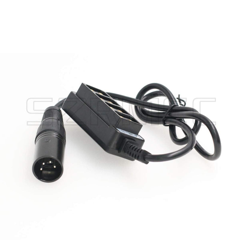 SZRMCC Anton-Bauer Battery 4 Pin XLR to 4 Port D tap P Tap Splitter Cable for ARRI RED/TVLOGIC Camera