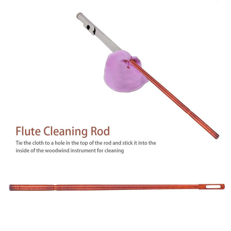 Woodwind Cleaning Tool, Flute Cleaning Stick Rod Wooden