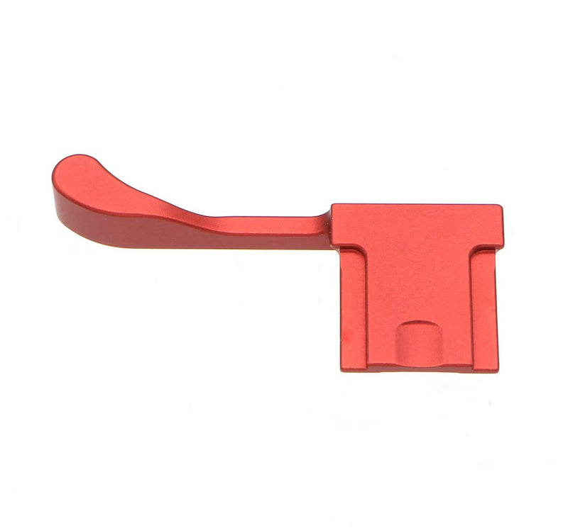 HITHUT Aluminum Alloy Hot Shoe Thumb Grip for Fujifilm X100F X100T X100S Camera Red