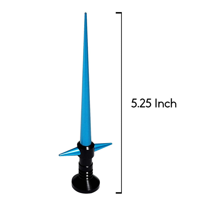 DeepRoar Replacement Antenna for Dodge RAM Trucks 1994-2018, Optimized FM/AM Reception, 5.25 Inch LS02 (Blue) Blue