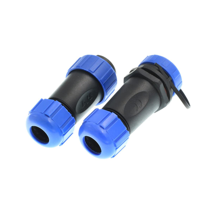 DRRI IP68 SP21 4pin Docking Outdoor Plastic Waterproof Cable in-line Circular Aviation Connector (4Pin)