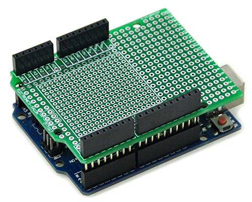 CZH-LABS Electronics-Salon 10PCS Prototype PCB for Arduino UNO R3 Shield Board DIY, Combo 2mm+2.54mm Pitch.
