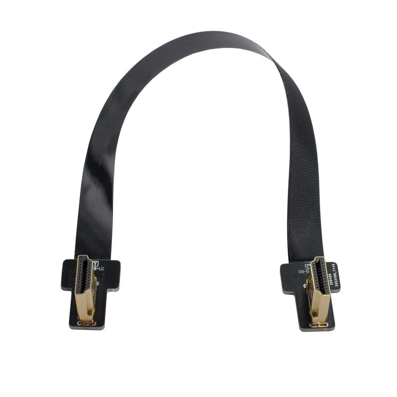 [AUSTRALIA] - Cablecc CYFPV HDMI Type A Male Connector Left & Right Angled 90 Degree for FPV HDTV Multicopter Aerial Photography 