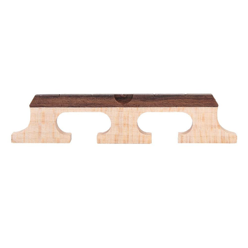 Bnineteenteam Banjo Wooden Bridge, 5-String Banjo Rosewood Bridge Accessories 2Pcs A Set
