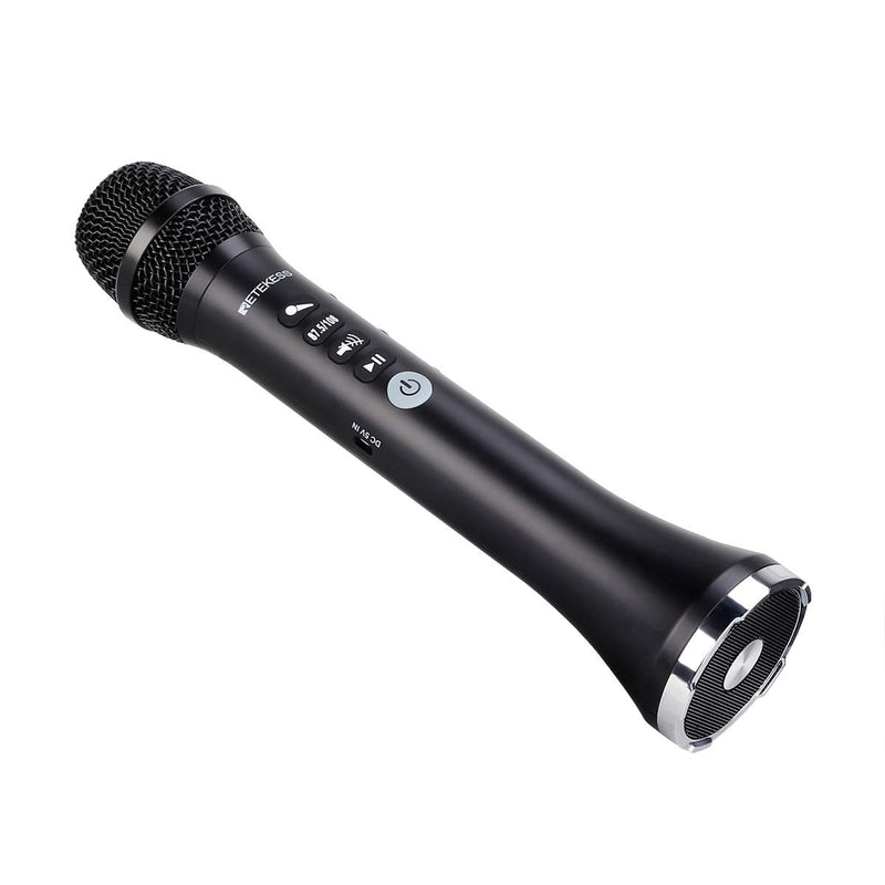 [AUSTRALIA] - Retekess TR617B Wireless Bluetooth Karaoke Microphone, 3-in-1 Portable Handheld Wireless Microphone, Battery Operated Microphone with Speaker for Karaoke, Party 