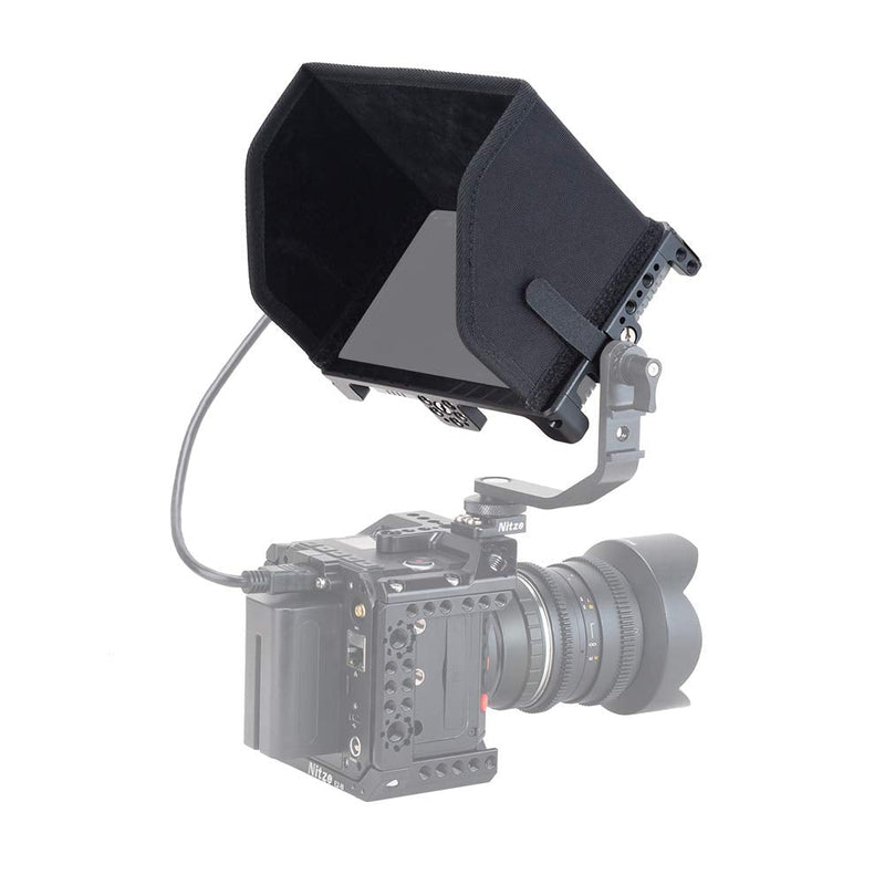 [AUSTRALIA] - Nitze Cage for Feelworld LUT6 / LUT6S Monitor with Sunhood Built-in NATO Rail - JTP2-LUT6S 