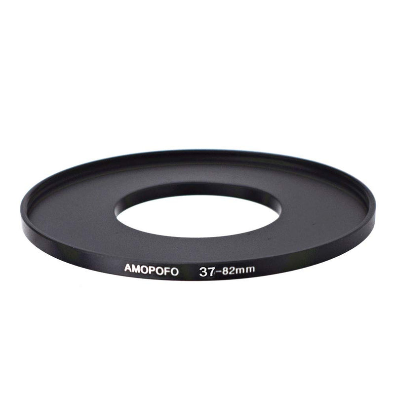 37mm to 82mm Step-Up Lens Adapter Ring for Canon,Nikon,Sony,Fuji, Camera Lens UV,ND,CPL Camera Filters,with Matte Black Electroplated Finish, Ultra-Slim (37 to 82mm) 37 to 82mm Step Up Ring Adapter