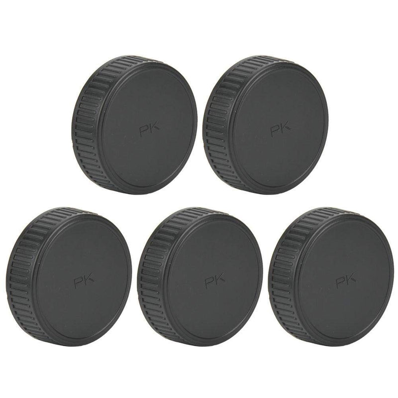 ANGGREK Lens Rear Cap 5PCS Camera Lens Cap Plastic Rear Cap Portable Protective Cover Fits for PK Mount SLR Camera Lens Lens Protective Cover Durable and Wear-Resistant