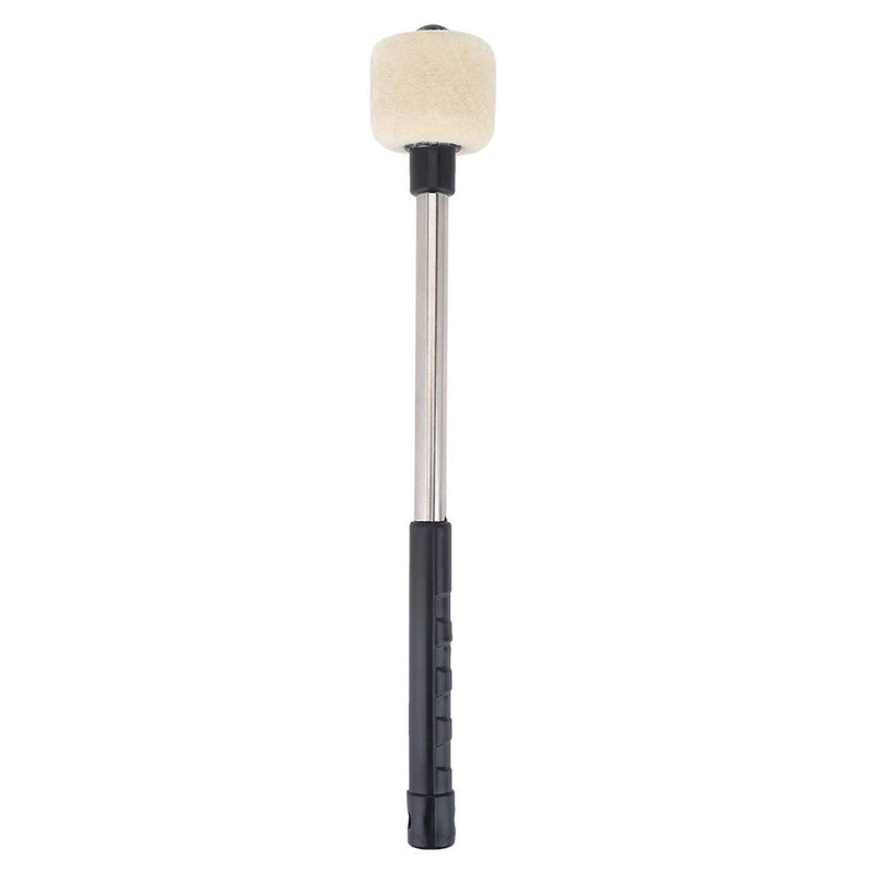 Bass Drum Mallet, Drumstick with Wool Felt Mallet Drum Accessory Felt Head Percussion Marching Band Accessory