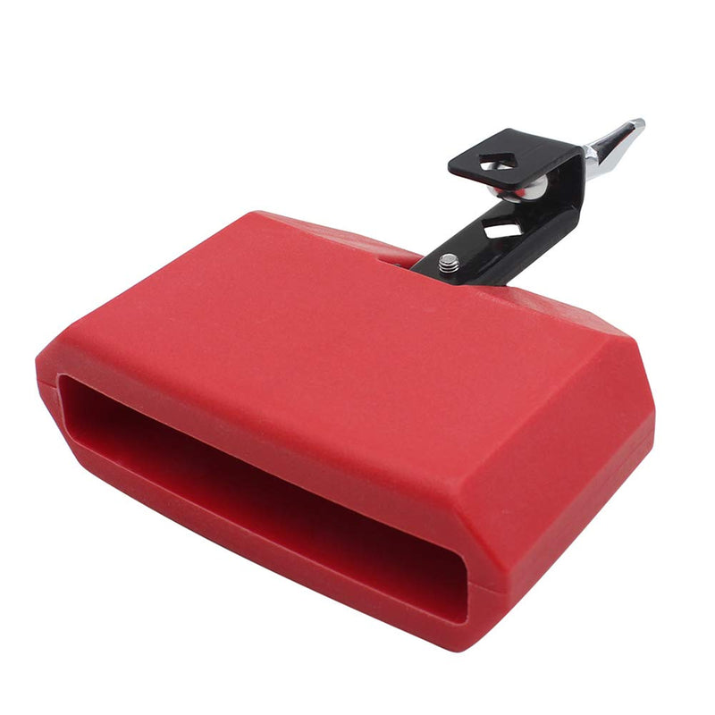 Bnineteenteam Cow Bell,5 inch ABS Plastic Cow Bell Noisemaker with Stick for Percussion Musical Instruments Red