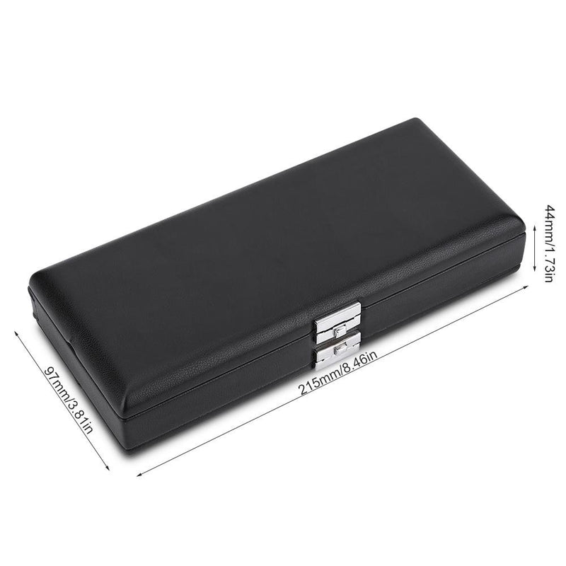 VGEBY Reed Cas,Oboe Case Reedcase, 2 Layers Storage Box for 40pcs Oboe Reeds with Wooden + PU Leather Cover Reed Case Holder