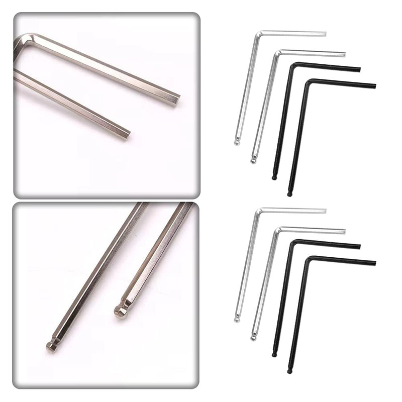 4 Pcs Guitar Wrench Metal Wrench Tool Guitar Allen Wrench for Guitar Truss Rod Adjustment