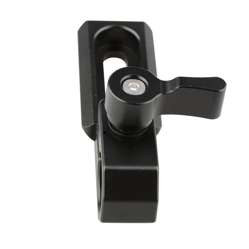 CAMVATE 15mm Single Rod Clamp with NATO Rail(Black)