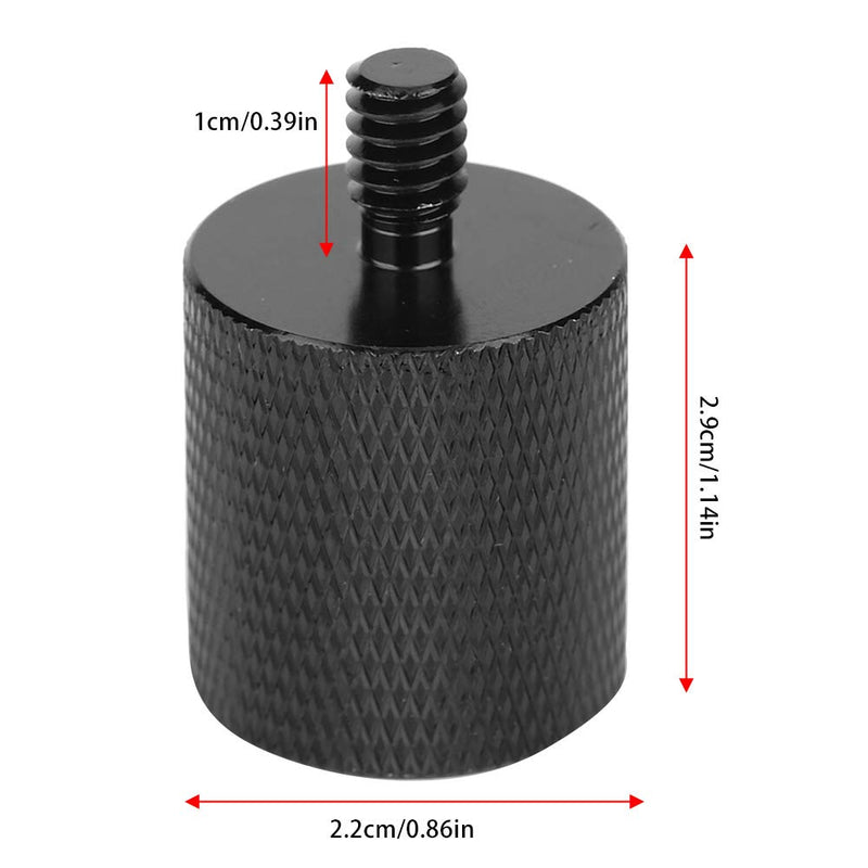 Voluxe Camera Mic Adapter Screw, Aluminum Alloy Microphone Bracket Adapter Screw Mic Adapter Screw Photography Accessory for Microphone Bracket for Tripod Connection