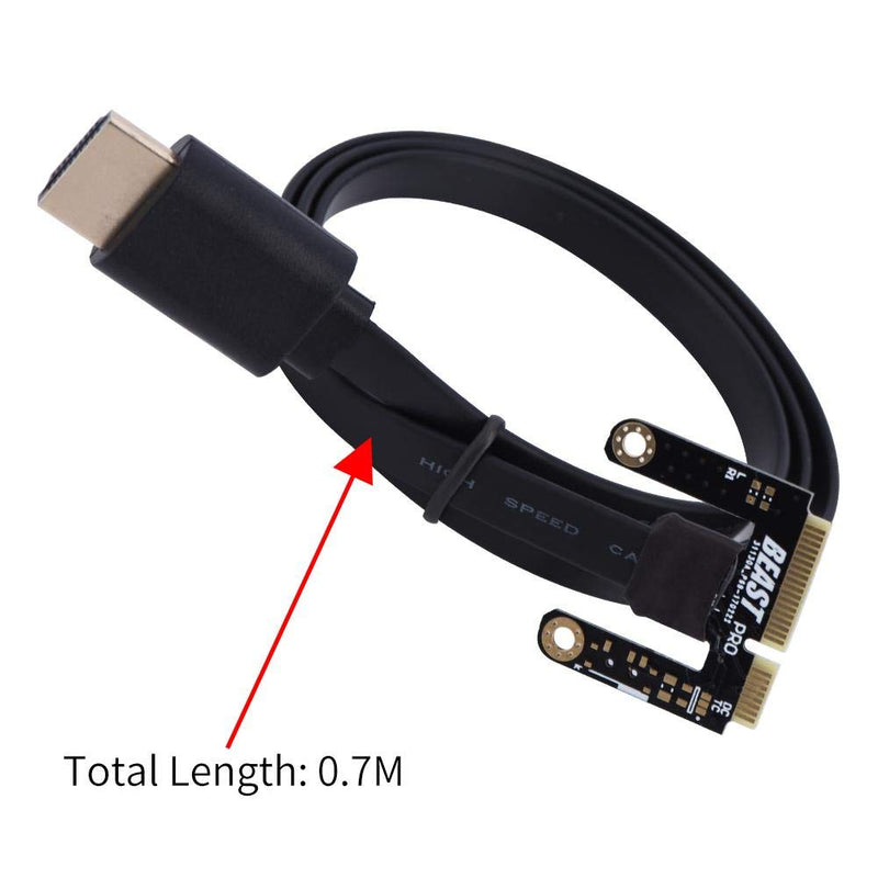 [AUSTRALIA] - HDMI to Mini PCI-E Cable, EXP GDC Beast External HDMI to PCI-E Graphics Card Separate Interface Cord Adapter for Computer Accessories 