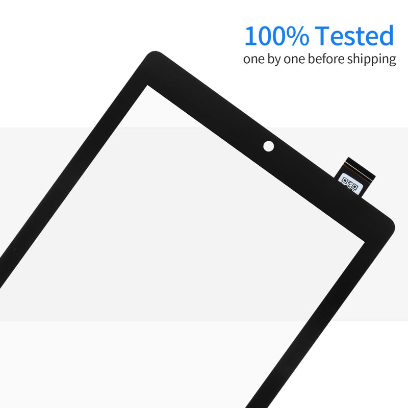 for ONN 100071483 Screen Replacement (No LCD Display) for ONN Gen 3 Surf 2022 Tablet 100071483 8inch Touch Screen Digitizer Panel Glass Parts Kit with Repair Tools(Black)