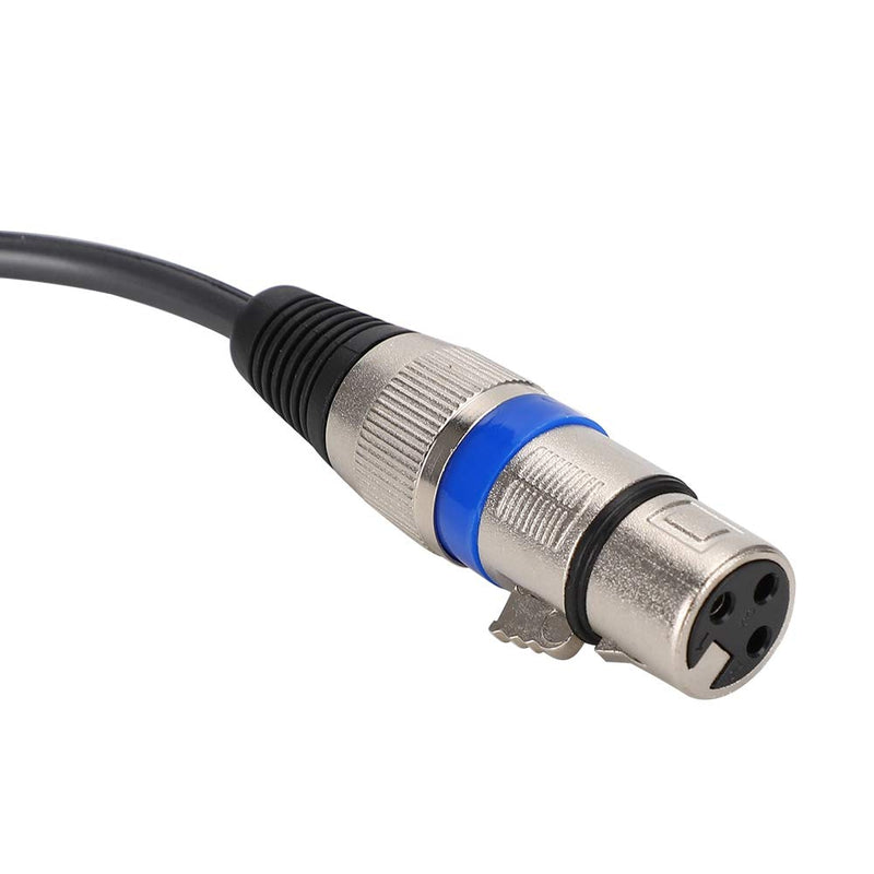 Dual for RCA Male to Dual XLR Female Audio Adapter Cable Patch Cord Double-row PVC Wire for Audio Connections from Microphone Mixers, Headphone Amplifiers, and other Equipment.