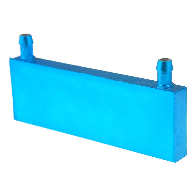 BXQINLENX Aluminum Water Cooling Block for CPU Graphics Radiator Heatsink 40x 120X12mm Blue