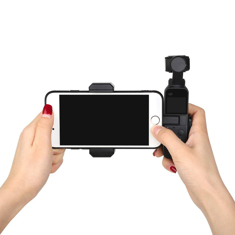Rantow Osmo Pocket Stretchable Phone Holder, Mobile Bracket Stand Holding Extender Mount Stents Compatible with DJI Osmo Pocket Handheld Gimbal Camera