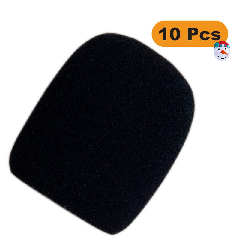 [AUSTRALIA] - IoYoI Black Thick Foam Mic Cover Handheld Size Stage Microphone Windscreen (Handheld, 10 pcs) 