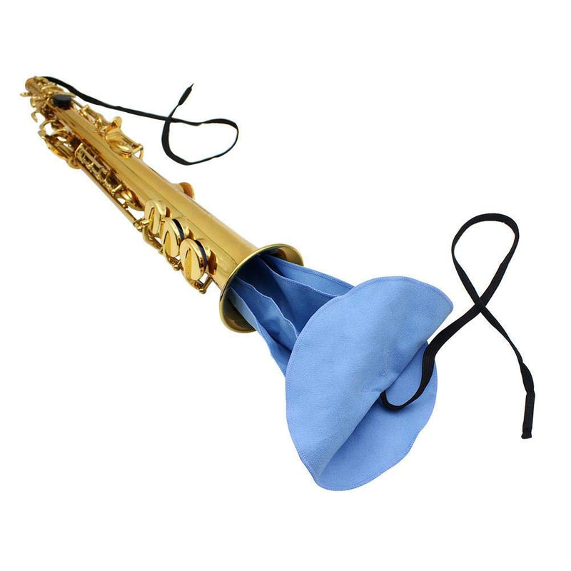 [AUSTRALIA] - Drfeify Sax Cleaning Cloth, 3Colors Durable Saxophone Sax Clarinet Cleaning Cloth Tool Accessory Parts for Tube Inside Clean Blue 