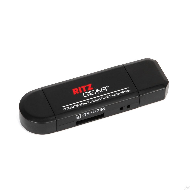Ritz Gear OTG USB/Micro USB Multi-Function SD/Micro SD Card Reader/Writer for PC, Tablet and Smartphones (3-Pack)