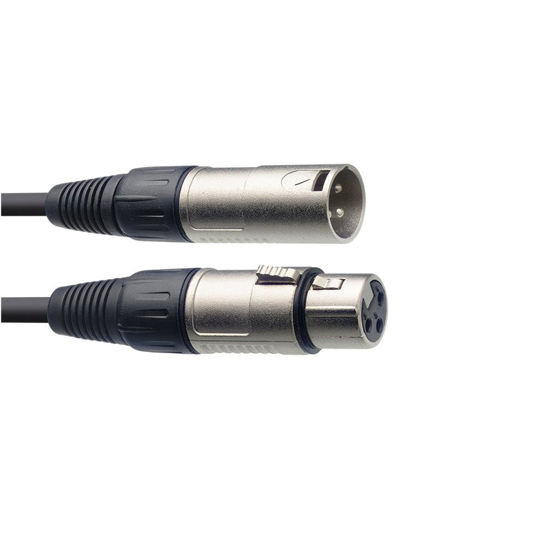 [AUSTRALIA] - Stagg SMC3 S-Series Male XLR to Female XLR Microphone Cable - 10ft 3M BLack 