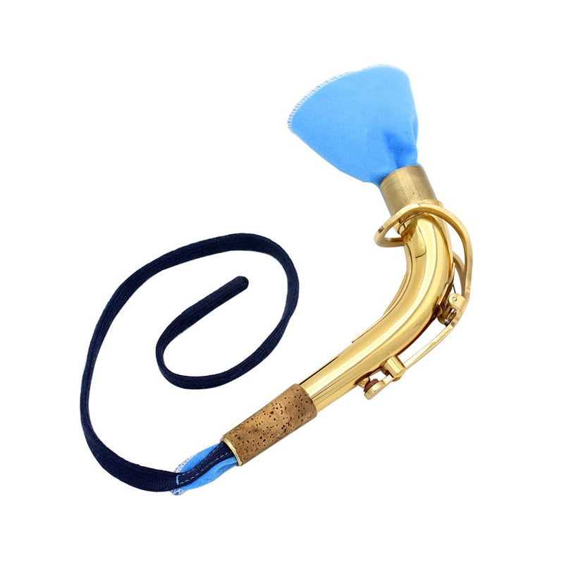 Alnicov Brass Alto Saxophone Sax Bend's Necks with Cleaning Cloth Saxophone's Accessory