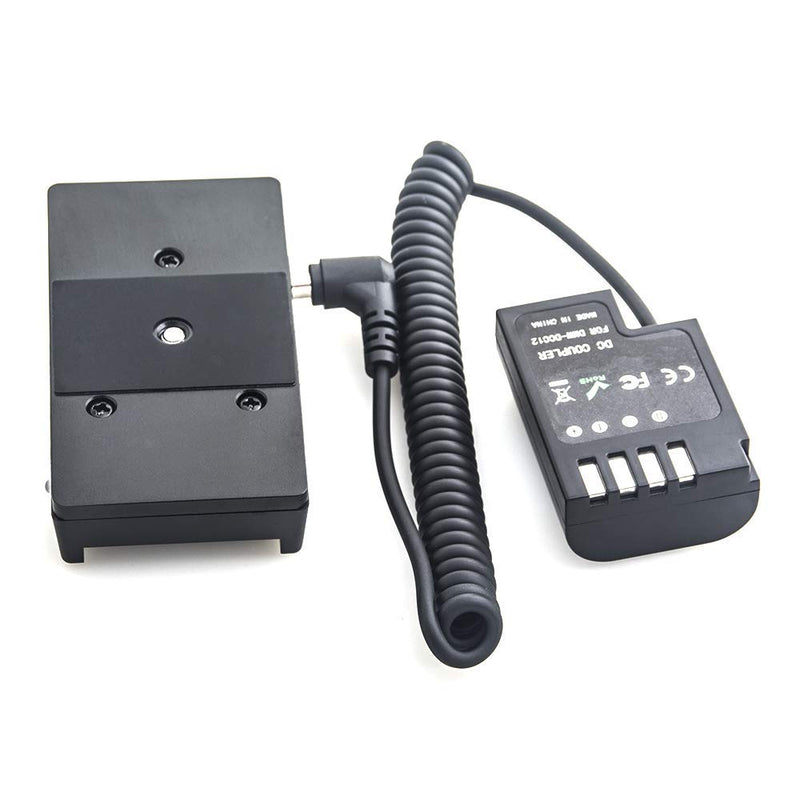 [AUSTRALIA] - Foto4easy NP-F970 Battery Plate Adapter to DMW-DCC12 Full Decoded Dummy Battery with 1/4" Hot Shoe Mount Screw for Panasonic DMC-GH3 GH4 GH3K GH4K GH5 Cameras 