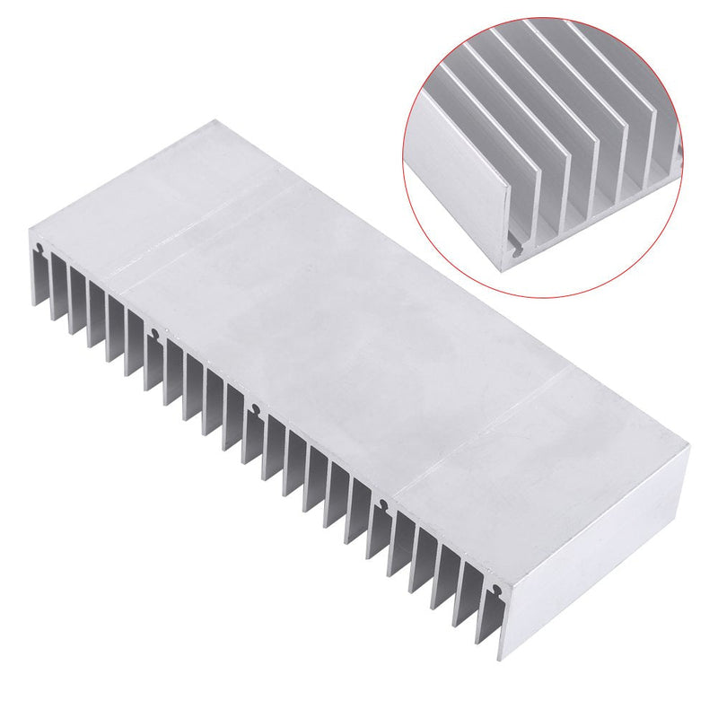 Aluminium Heatsink 150 x 59 x 25mm Amplifier Heat Sink 24 Teeth Cooling Fin for IC Module, PC Computer, Led, PCB