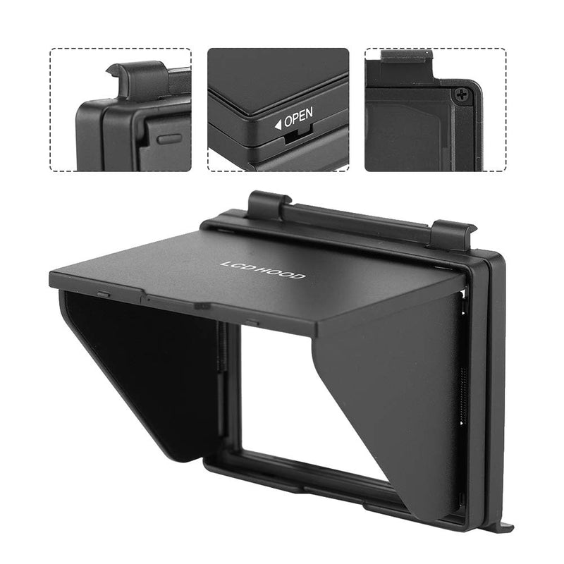 Tosuny Camera LCD Screen Sun Shield Hood for Nikon, Foldable LCD Monitor Pop-Up Shade Protective Cover for Nikon D850 Camera